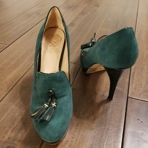 Vince Camuto Loafer Style Heels, sz 6.5